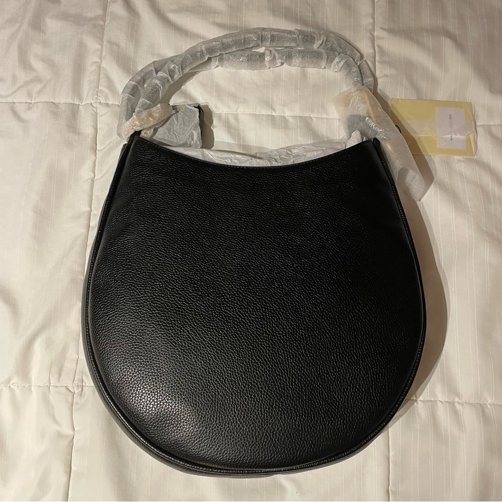 Marc Jacobs Dual Hobo Bag Black Leather NWT w/ Earbud Case & Dust Bag - Picture 2 of 6